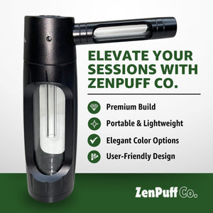 ZenPuff Luxury Aluminum/Glass Water Bottle VIP